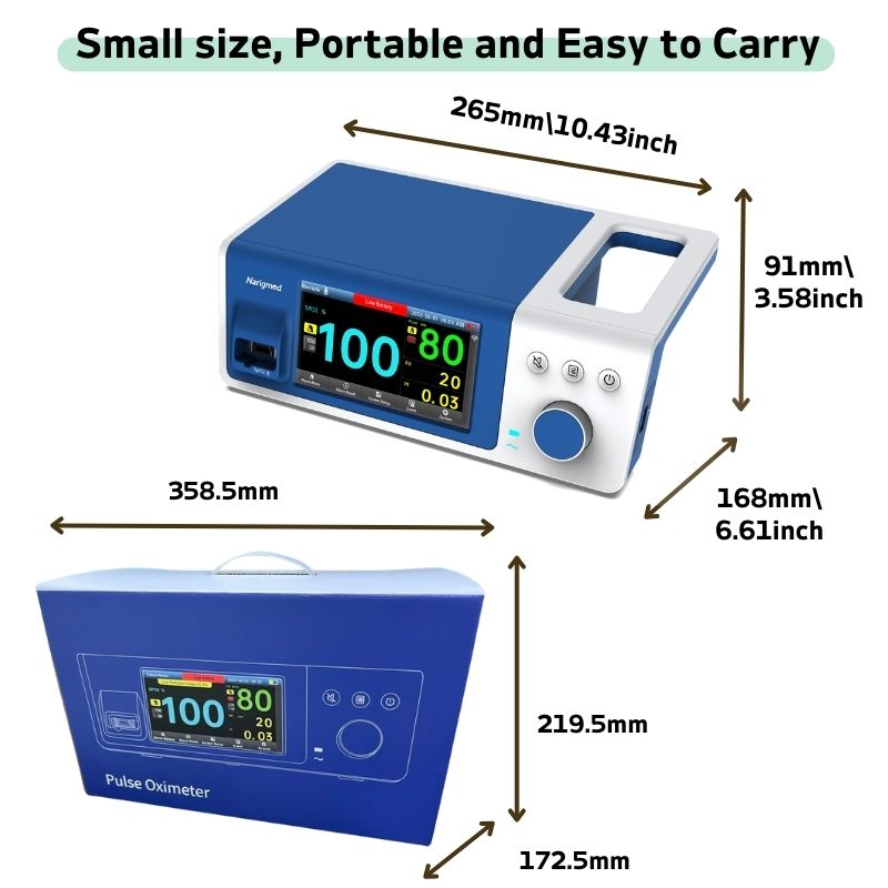 11 BTO-100A bedside neonate monitoring system packing