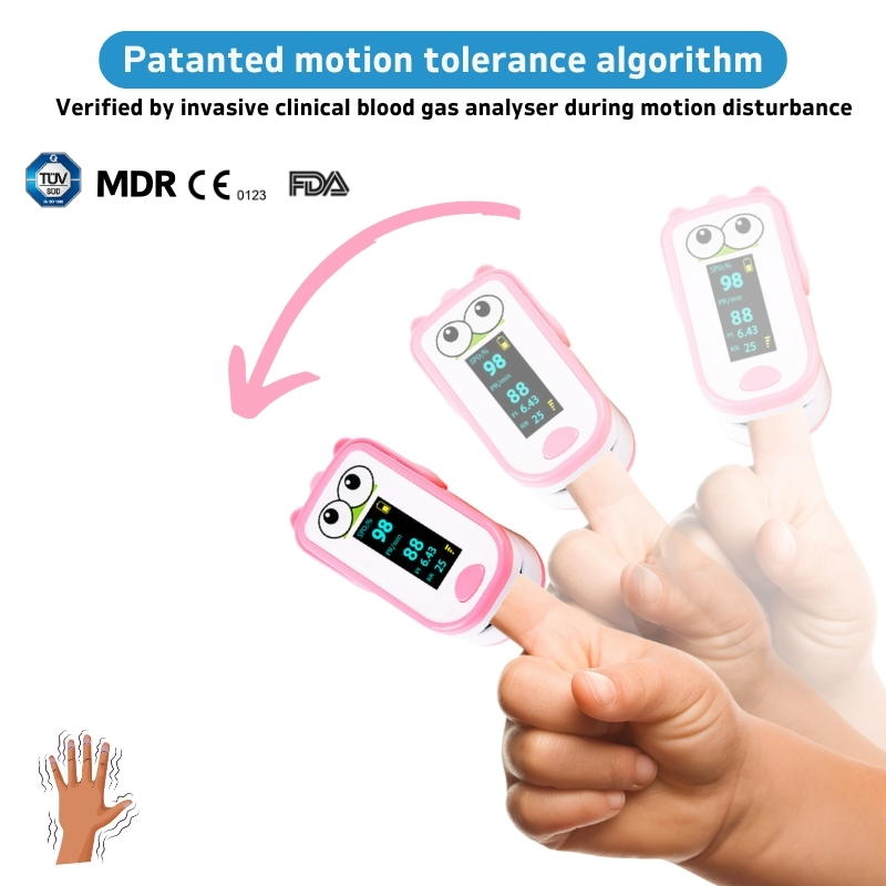 5  FRO-104 pulse Oximeter for children anti-motion