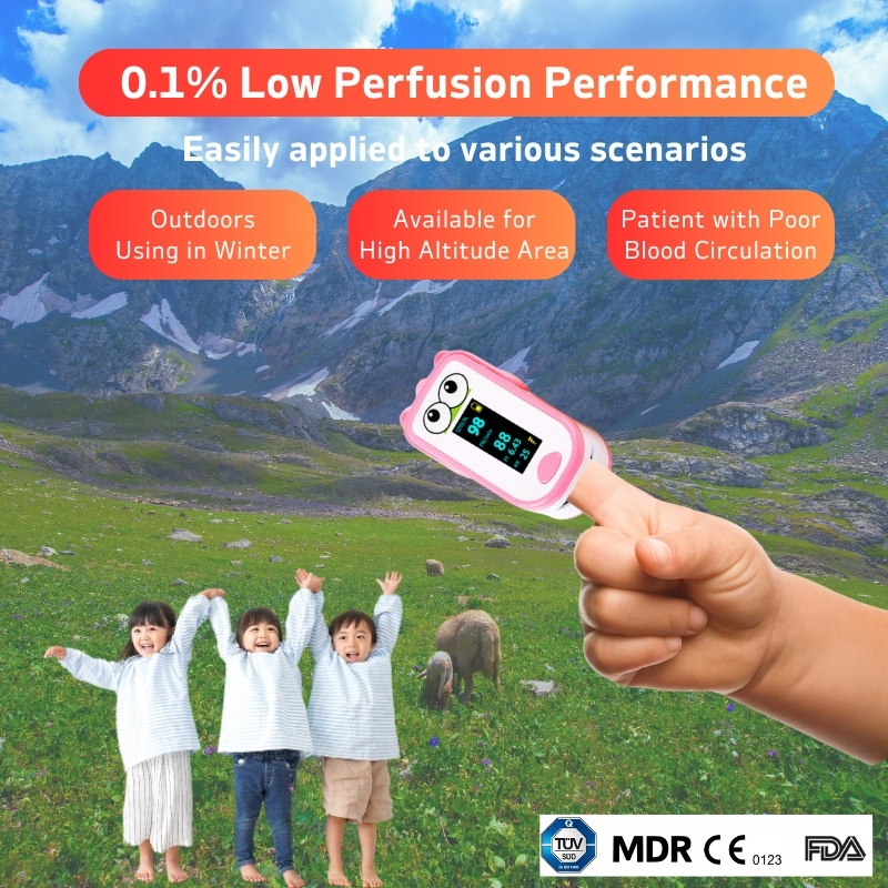 6  FRO-104 pulse Oximeter for children low perfusion