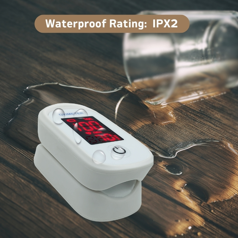 7 narigmed FRO-100 Fingertip Pulse Oximeter waterproof