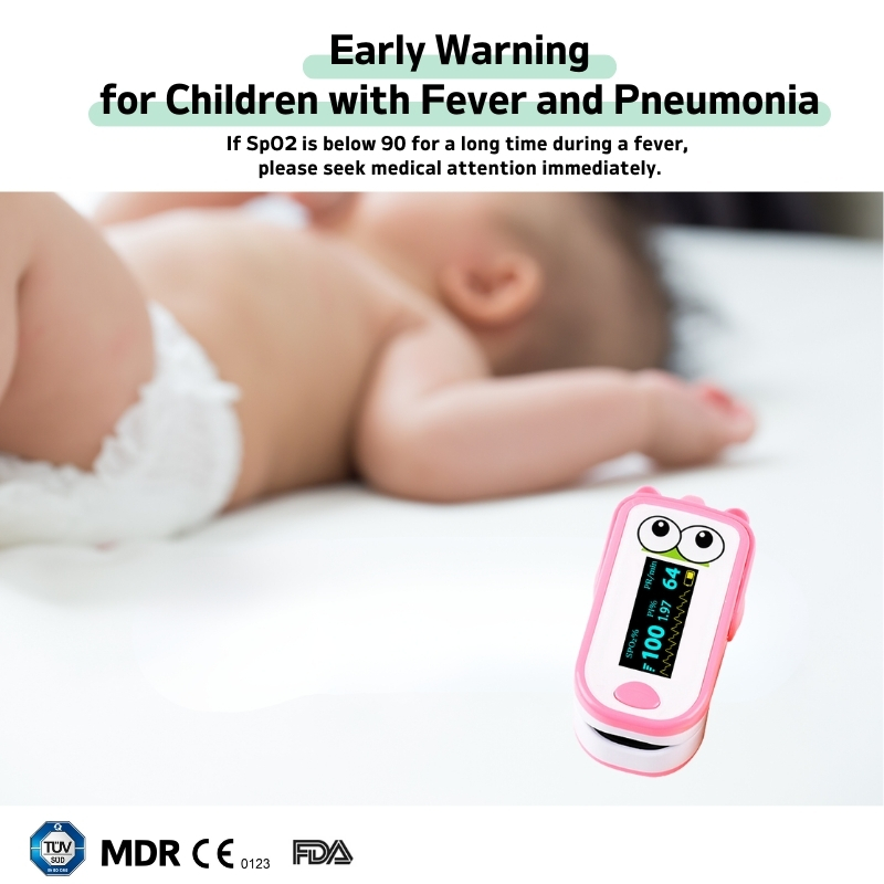 9  FRO-104 pulse Oximeter for children early warning