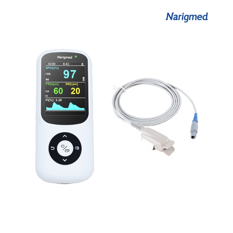 9 narigmed NOSA-25 Adult Finger Clip SpO2 Probe