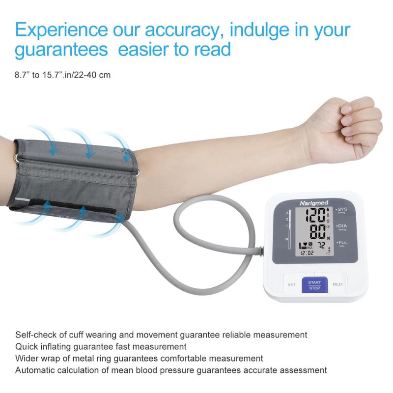 Narigmed Upper-am Blood Pressure Monitor04